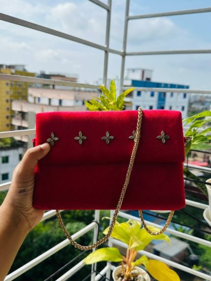 Velvet Side Small Bag